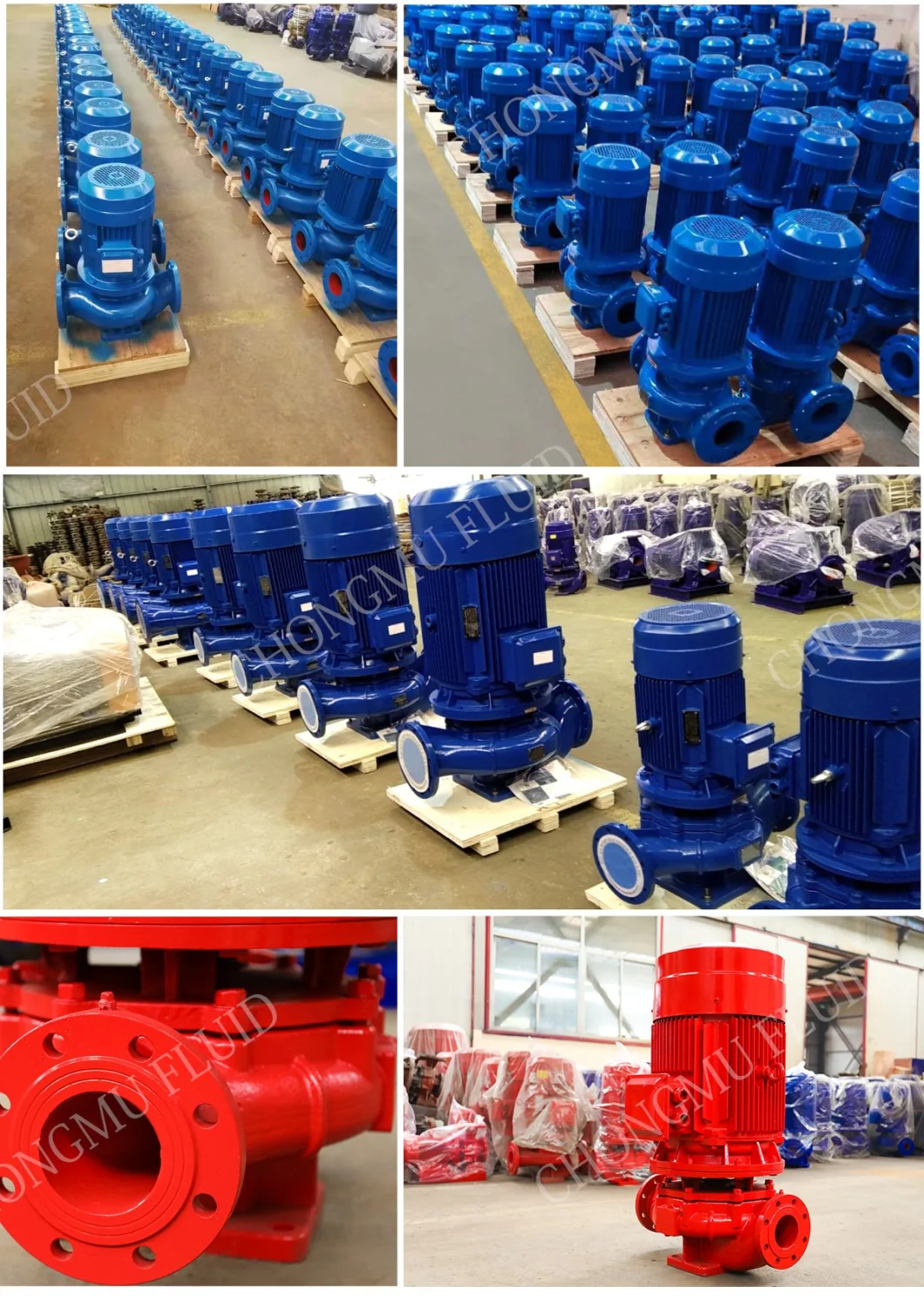 50Hz/60Hz Vertical Inline Pump Circulation Centrifugal Pump